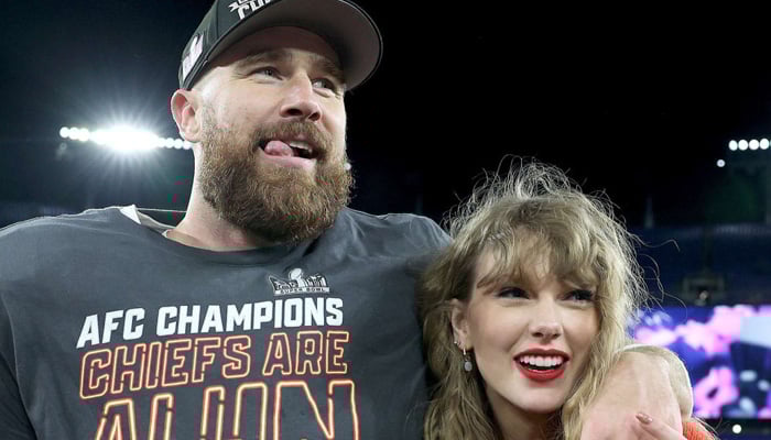 Travis Kelce sparks Swiftie frenzy after Eras Tour book spotted in gym bag