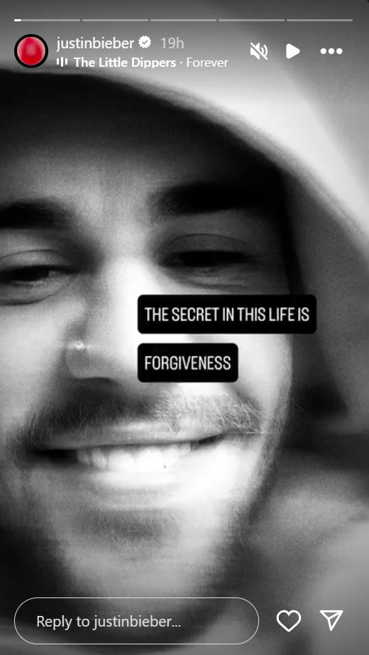 Justin Bieber drops bombshell life advice