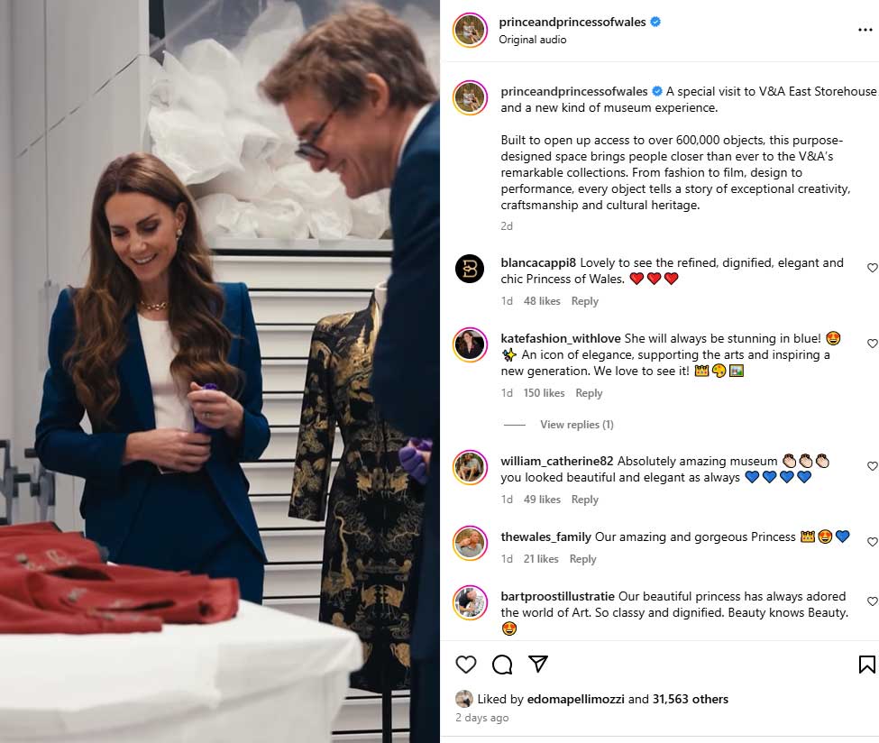 Princess Beatrices husband reacts to Kate Middletons video