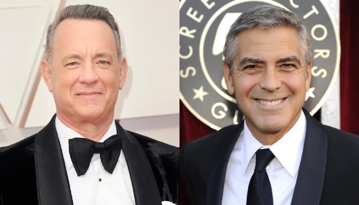 Photo: Tom Hank becomes secret rival of George Clooney amid Broadway gig: Source