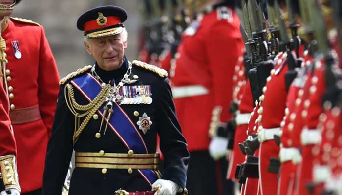 King Charles inspects guards at Windsor Castle ahead of major event