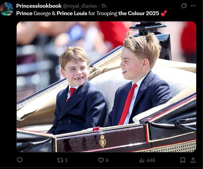 Prince Louis debuts cute new teeth at Trooping the Colour ceremony: See pics