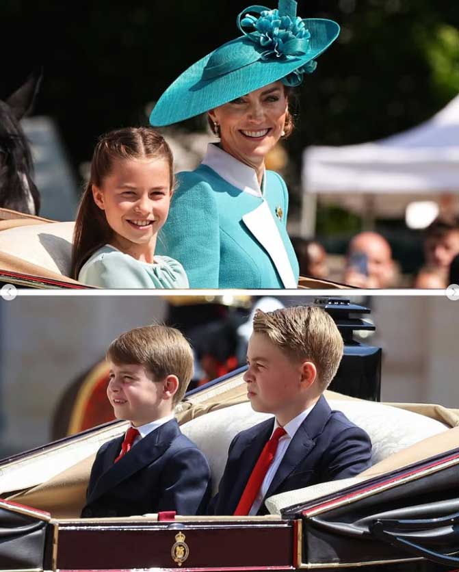 In pictures: Kate Middleton stuns at Trooping the Colour