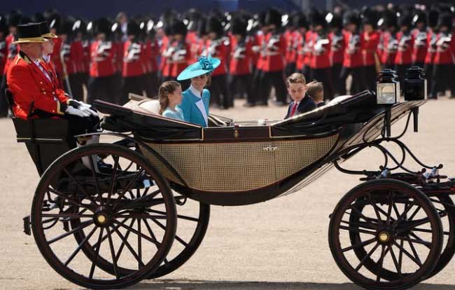 In pictures: Kate Middleton stuns at Trooping the Colour