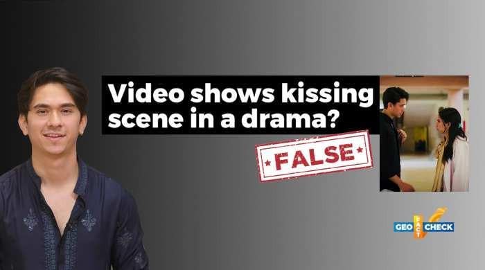 Fact-check: Viral video claiming to show kiss in a drama is fake, created with AI