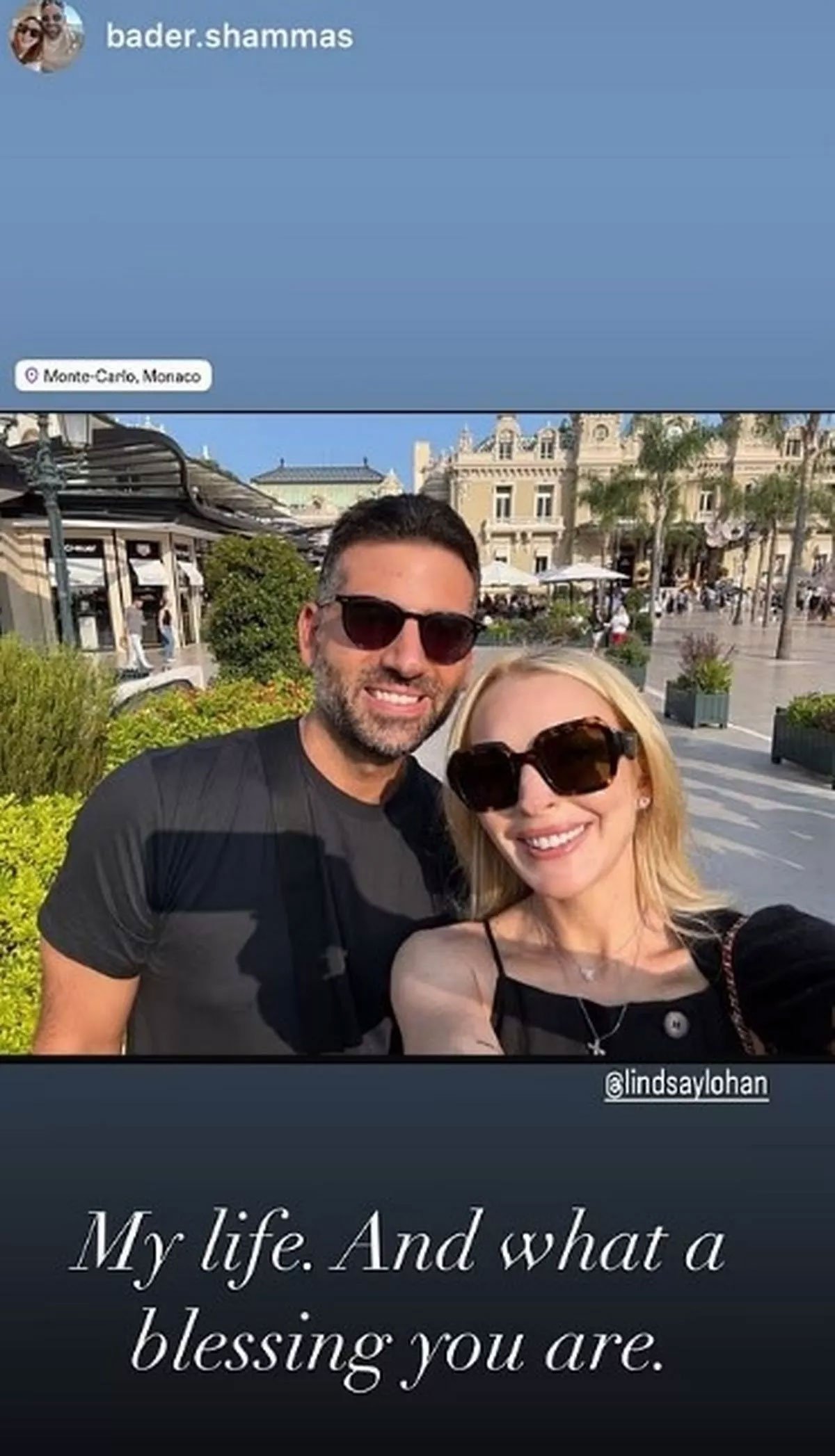 Lindsay Lohans husband gushes about actress in rare comment