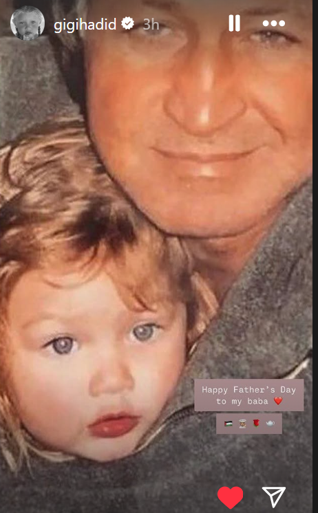 Gigi Hadid makes sweet Fathers Day post, snubs baby daddy Zayn Malik