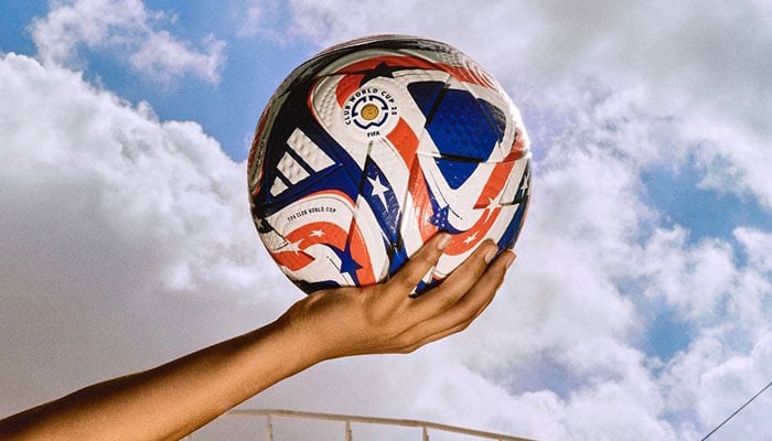 The Fifa Club World Cup 25 Pro Ball, unveiled by Adidas, can be seen in this undated image. — X/@adidasfootball