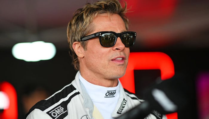 Brad Pitt shares rare update about filming F1