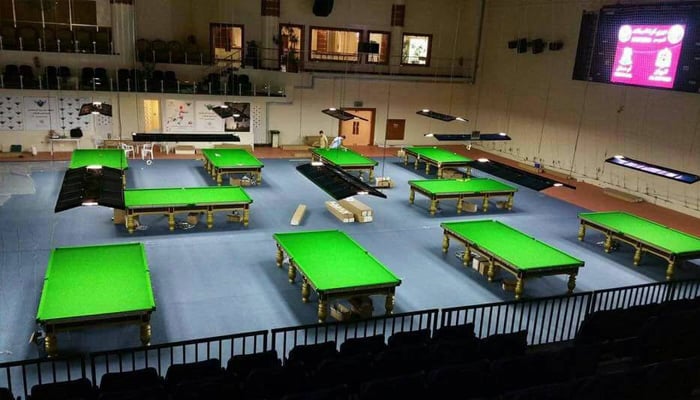The Swker Square, which is characterized by several well -lit tables in a hall. Billiards and Senocrat Facebook/Pakistan