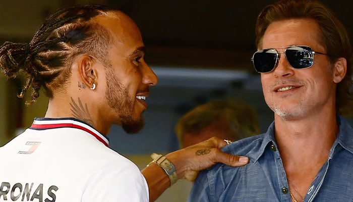 Brad Pitt reveals if he was nervous around world champion Lewis Hamilton in F1