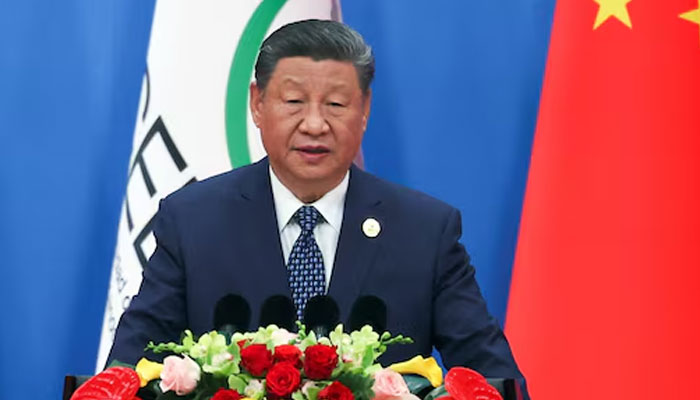Chinas President Xi Jinping delivers a speech during the opening ceremony for the China-CELAC Forum ministerial meeting in Beijing, China May 13, 2025. — Reuters