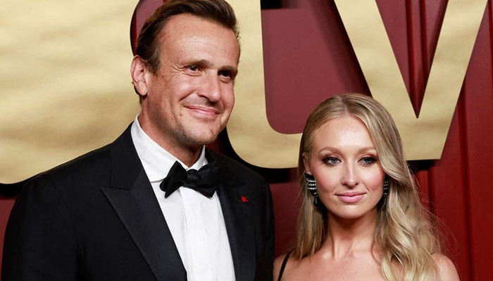 Jason Segel, Kayla Radomski confirm engagement with breathtaking photos