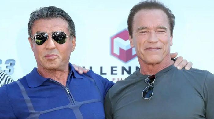Arnold Schwarzenegger and Sylvester Stallone
