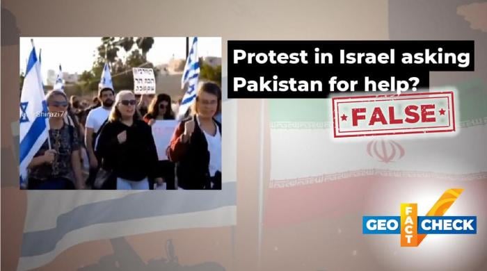 Fact-check: AI generated video shows fake protest in Israel asking Pakistan for help