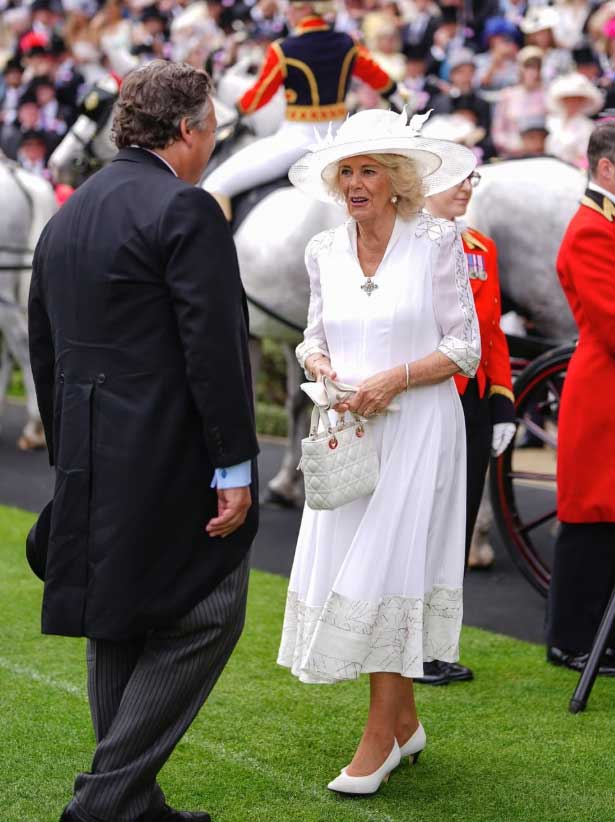 Queen Camilla pays tribute to King Charles mother in latest outing