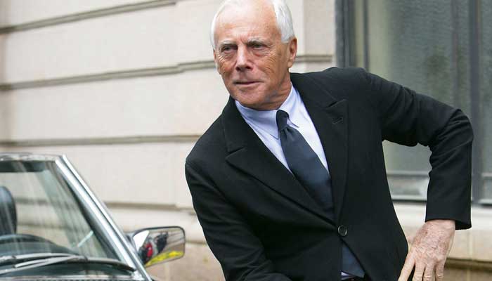 Giorgio Armani to miss fashion show for first time in his career