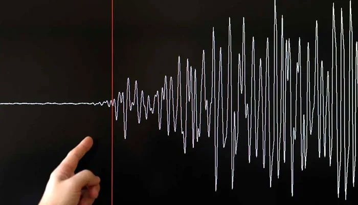 A representational image of a Richter Scale can be seen measuring an earthquake. — AFP/File