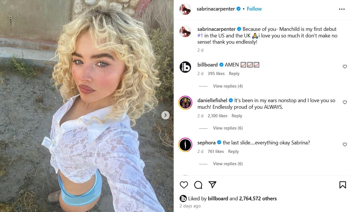 Sabrina Carpenter plans ‘disappointing move post album cover controversy