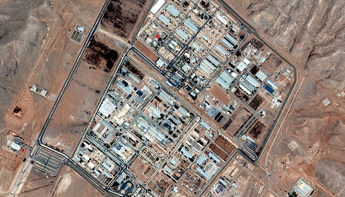 A satellite image shows the Isfahan enrichment facility in Iran in this handout image dated June 14, 2025. — Reuters