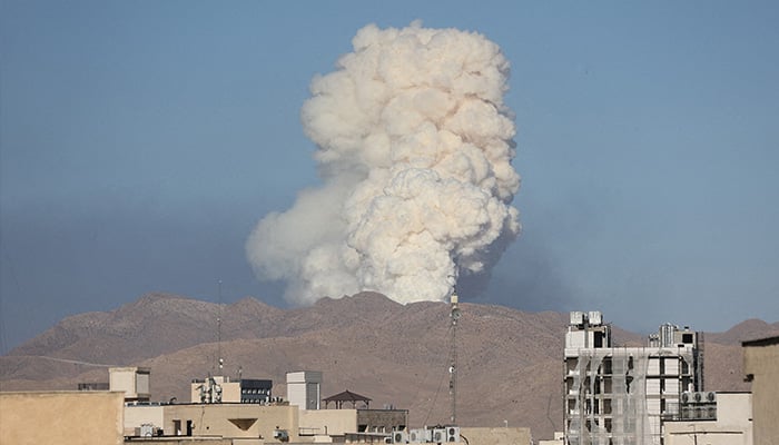 Smoke rises following an Israeli attack in Tehran, Iran, June 18, 2025. — Reuters