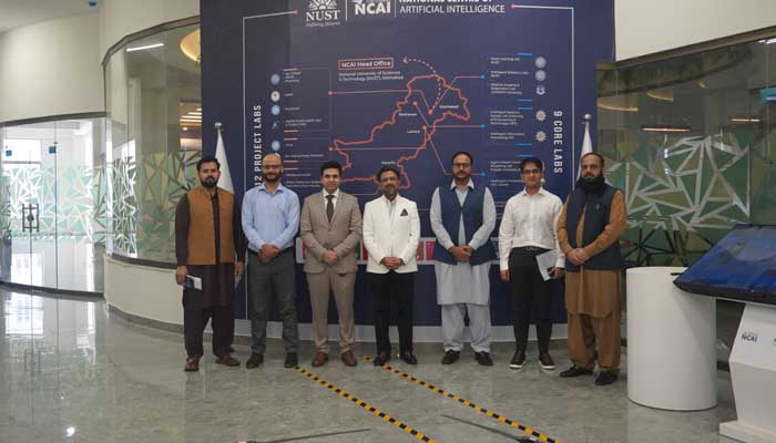 National Accountability Bureau team visits National Centre of Artificial Intelligence (NCAI) and meets Chairman Dr Yasir Ayaz, Islamabad. — NCAI