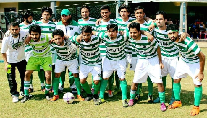 Pakistani footballers set to debut in AFC Futsal Asian Cup Qualifiers 1 An undated picture of Pakistan national Futsal team. — Instagram/PakistanNationalFutsalTeam/File