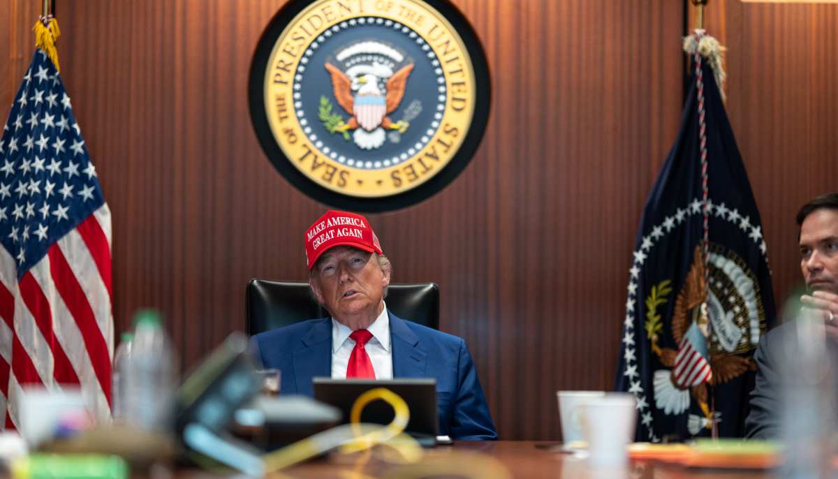 US President Donald J Trump is seated in The Situation Room during Operation Midnight Hammer on June 21, 2025. — X/@WhiteHouse