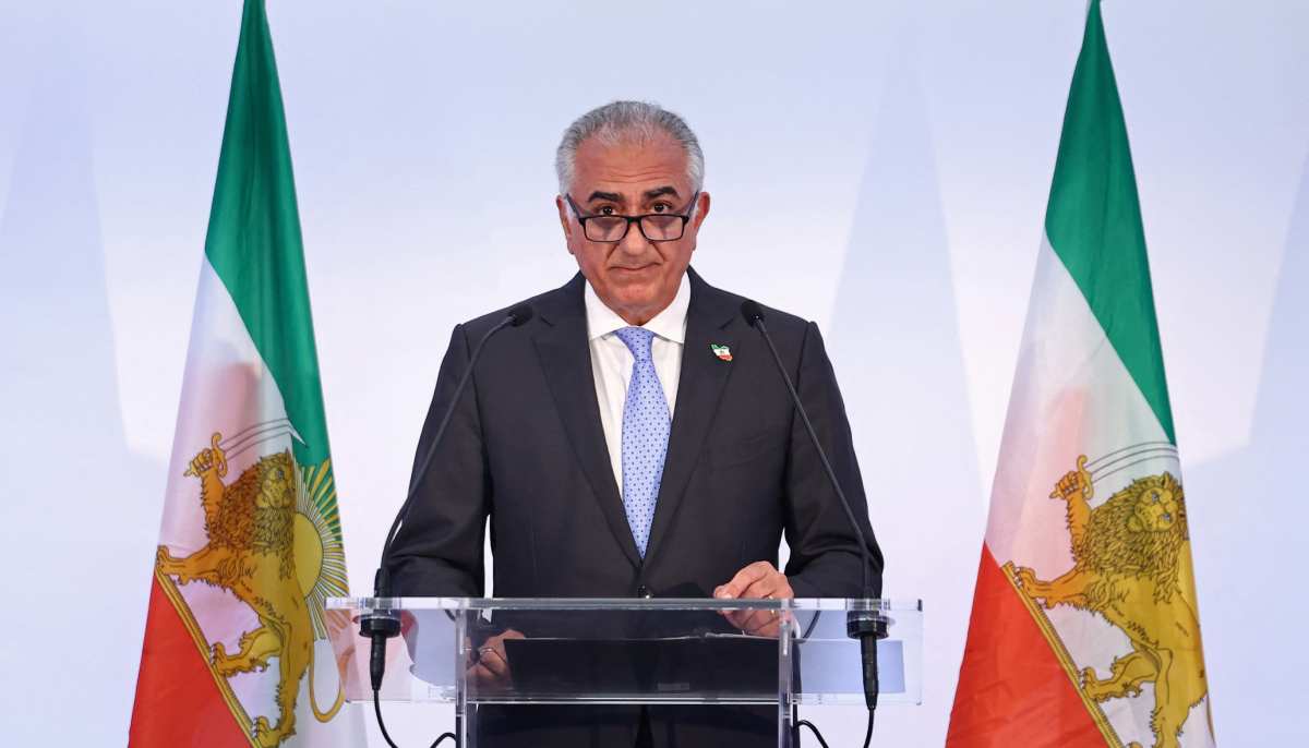 Reza Pahlavi, the exiled son of the last Shah of Iran, speaks during a press conference about the situation in Iran and the need to support Iranians, in Paris, France, June 23, 2025. — Reuters