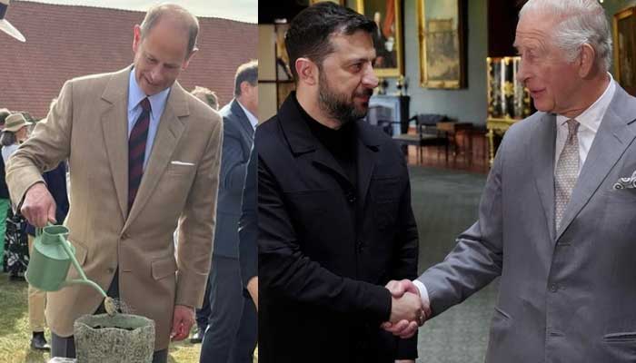 Prince Edward plants atomic bomb survivor tree seeds as King Charles meets wartime leader