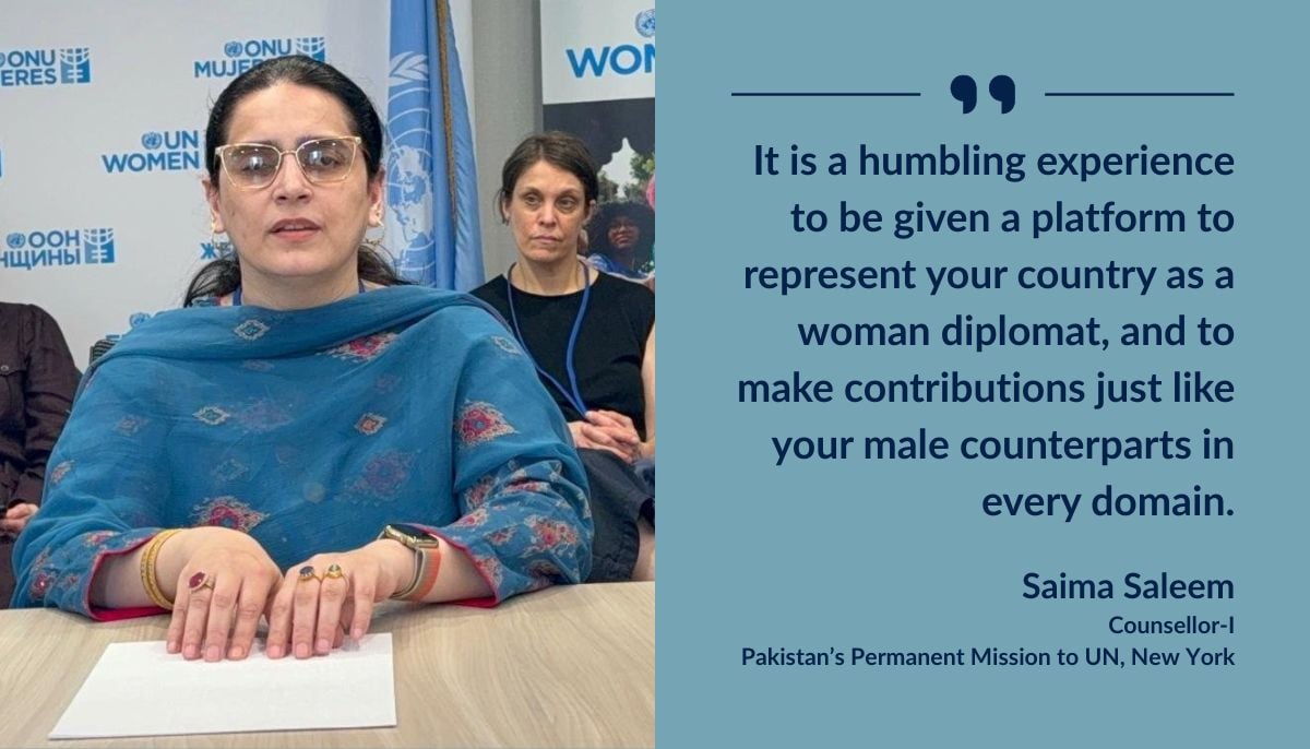Counsellor Saima Saleem speaks at Global Voices, Local Impact: The Future of Women Leaders with Disabilities in Advancing Disability Rights. — X/@PakistanUN_NY