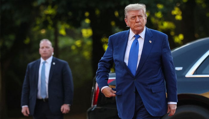 US President Donald Trump arrives at a dinner for Nato heads of state and governments hosted by Dutch King Willem-Alexander and Dutch Queen Maxima, on the sidelines of a Nato Summit, at Huis ten Bosch Palace in The Hague, Netherlands June 24, 2025. — Reuters