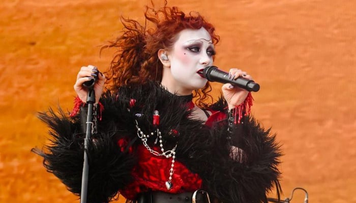 Chappell Roan conceals identity at Glastonbury