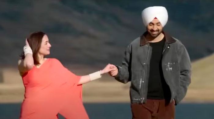 Diljit Dosanjh and Hania Aamir