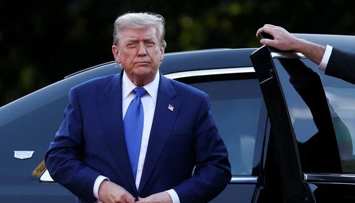 US President Donald Trump arrives at a dinner for Nato heads of states and government hosted by Dutch King Willem-Alexander and Dutch Queen Maxima, on the sidelines of a Nato Summit, at Huis ten Bosch Palace in The Hague, Netherlands June 24, 2025. — Reuters