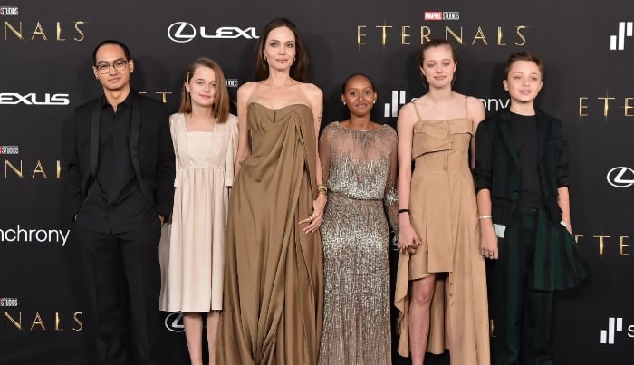 Photo: Angelina Jolie savoring summer with her, Brad Pitt kids: Source