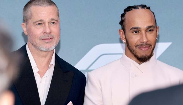 Lewis Hamilton was surprised by Brad Pitt in F1