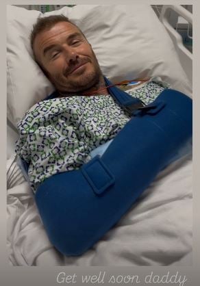 David Beckham hospitalized after suffering unbearable pain