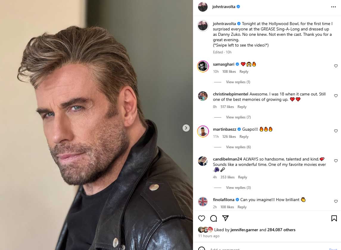 Jennifer Garner, Sam Asghari react as John Travolta steals the show in Los Angeles