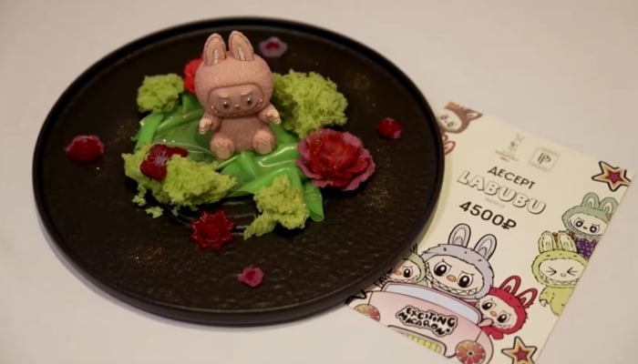 Labubu doll shaped dessert. — Screengrab/Reuters/File