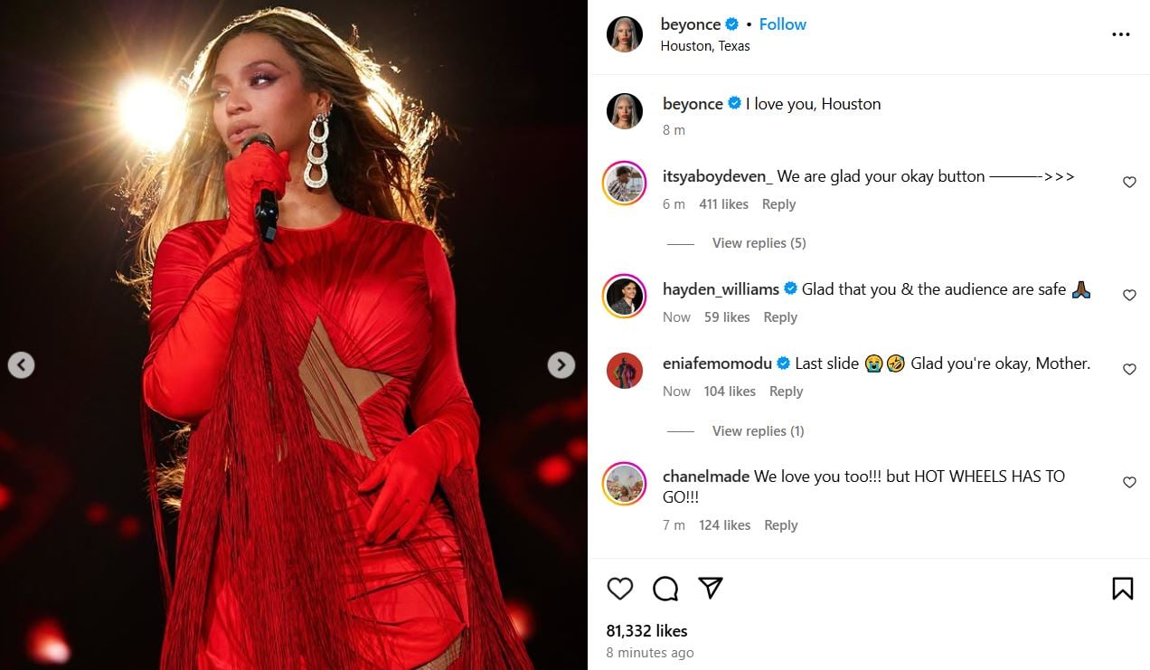 Beyonce breaks silence over horrific ‘Cowboy Carter mishap
