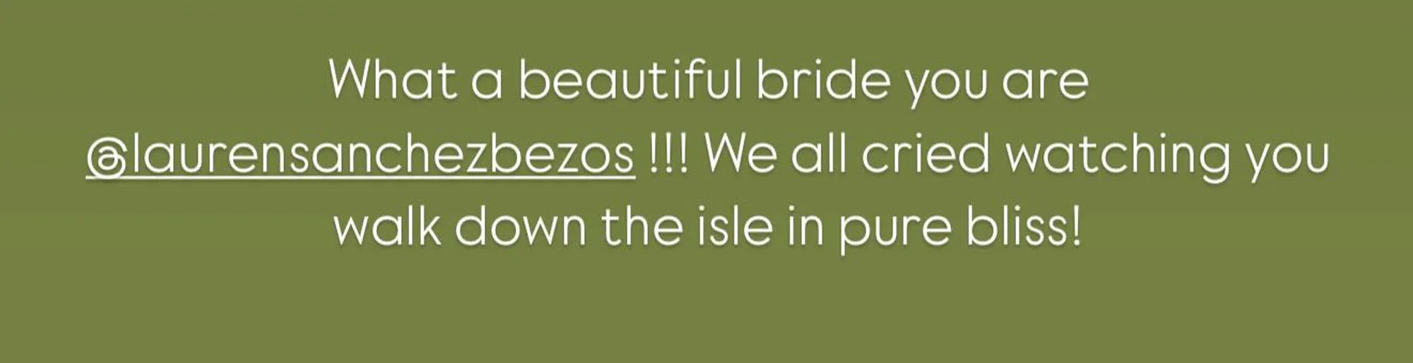 Kim Kardashian shares emotional moment from Lauren Sánchezs wedding
