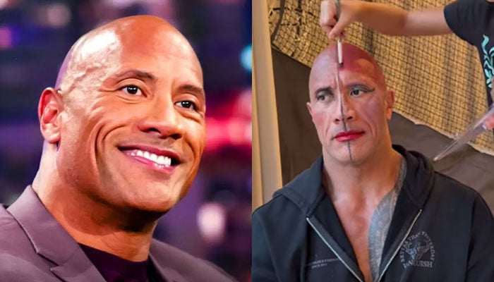 Dwayne Johnson enjoys hilarious makeup party with daughters