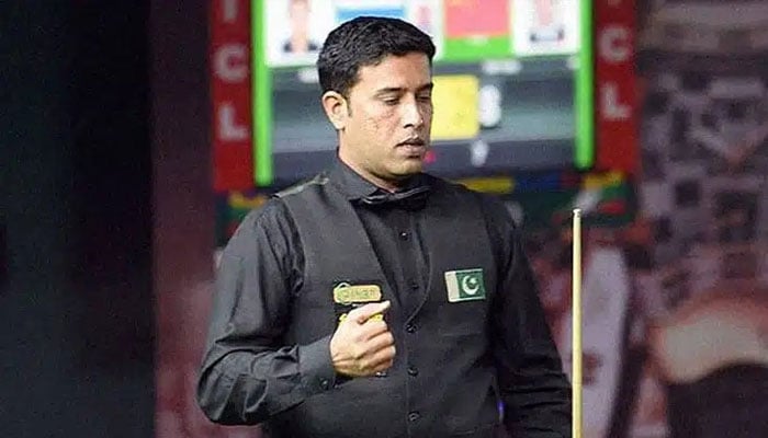 Pakistani snooker star Muhammad Asif.— Reporter/File
