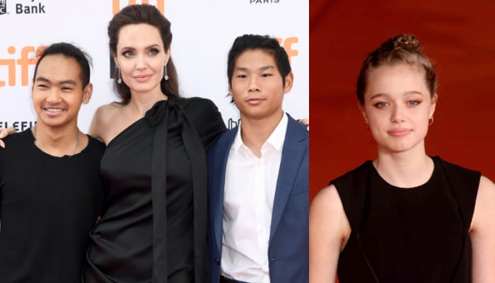 Angelina Jolie turns to son Maddox as she struggles to keep younger kids in line