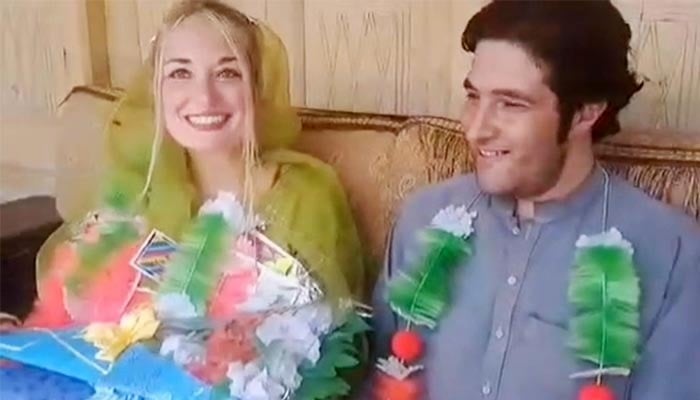 American woman Mindy marries KPs Sajid Zeb Khan in Upper Dir. — Reporter