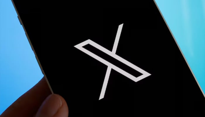 The logo of X, formerly Twitter, is displayed on an iPhone in Galway, Ireland July 24, 2023. — Reuters