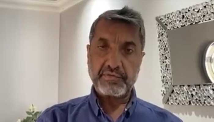 The image shows former official of Pakistan Tehreek-e-Insaaf (PTI) Riaz Hussain. — Reporter