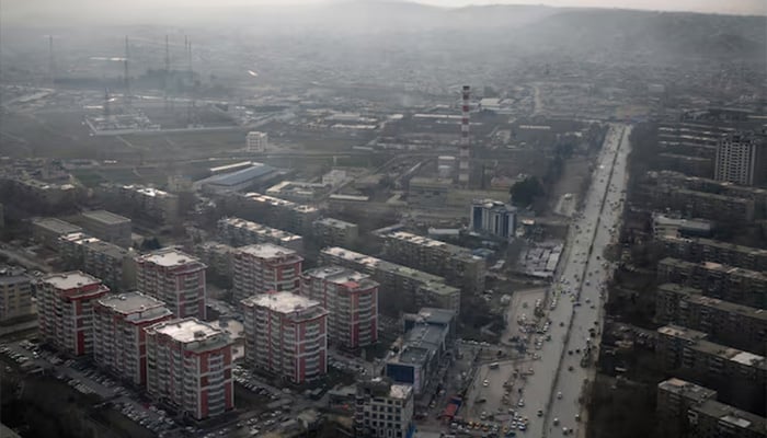 An aerial view of Kabul, Afghanistan, February 11, 2016. Picture taken February 11, 2016. — Reuters