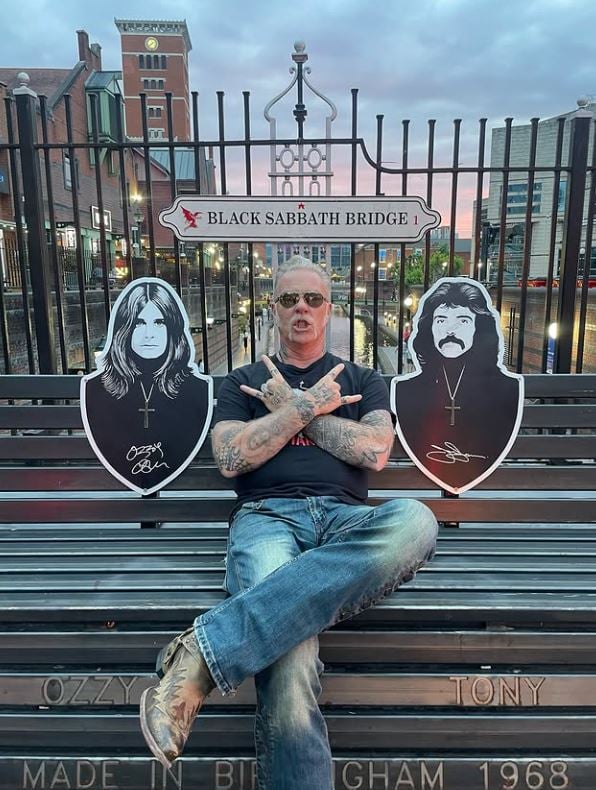 Metallica hypes up ‘Back to the Beginning gig with Black Sabbath